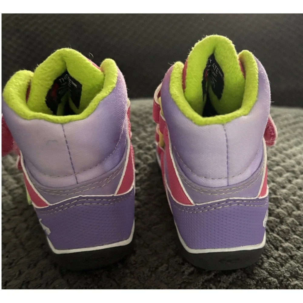 See Kai Run Atlas II WP/IN Kids Winter Boots Purple Pink Waterproof Insulated 6